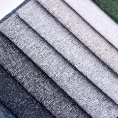 Fábrica china Sofá Tapicería Textil 100 Poliéster Lino como Telas Precio Fabricante para muebles