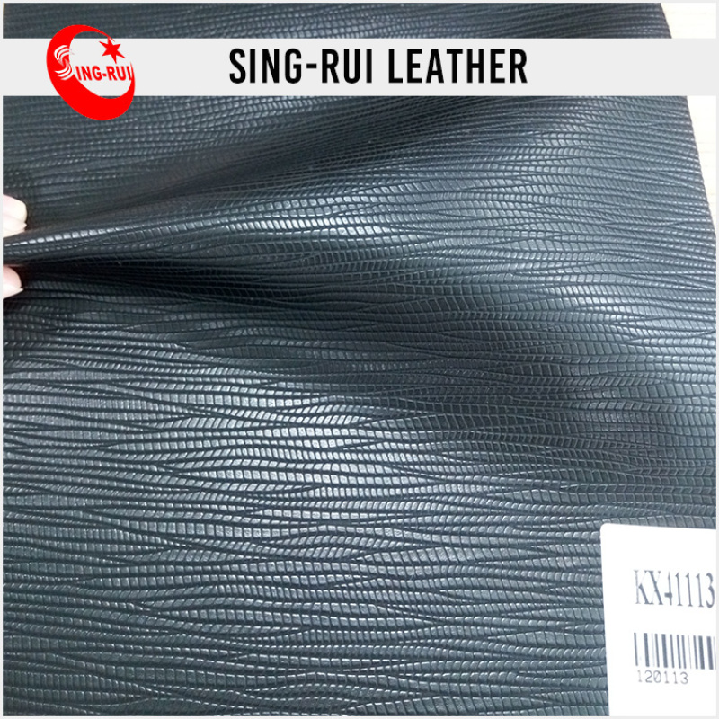 Two Color Printing Pvc Furniture Leather Backingpvc Leather Fabric