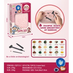Children stem education stone gemstone fossil science dig Toys For Kids