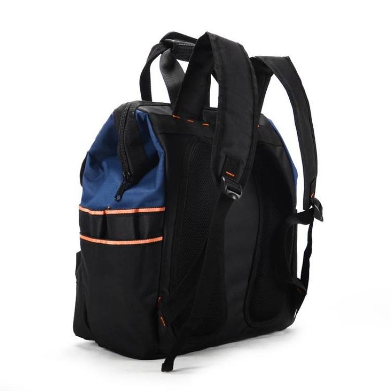 Custom Logo Tool Backpacks | 40L Industrial Organizer with Waterproof Compartments