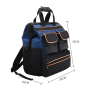 Custom Logo Tool Backpacks | 40L Industrial Organizer with Waterproof Compartments