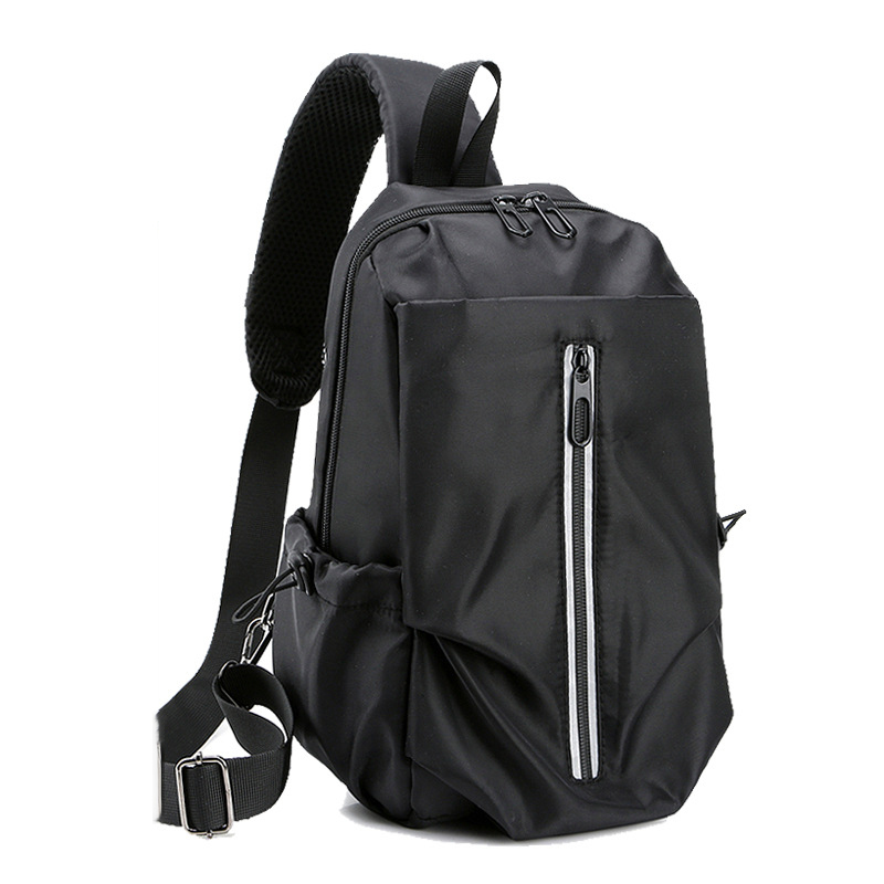 حقيبة كروس بودي قابلة للطي ومقاومة للماء عالية الجودة مخصصة ومزودة بمنفذ USB وحقيبة كروس بودي من النايلون للرجال كهدية