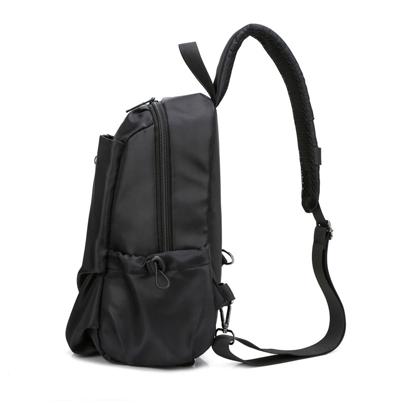 حقيبة كروس بودي قابلة للطي ومقاومة للماء عالية الجودة مخصصة ومزودة بمنفذ USB وحقيبة كروس بودي من النايلون للرجال كهدية