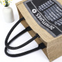 Custom Burlap Jute Tote Bag Gift Bags with Handle  Beach Bags for Women