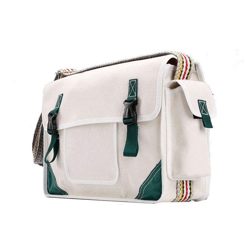 Gardener's Cross Body Tool Bag Canvas Gardening Mechanical Tools Belt Holder Gardening Electrical Shoulder Tool Bag