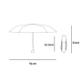 OEM Custom Logo UPF50 Lightweight Portable Shoulder Strap Compact Travel Sun Rain Umbrella for Women