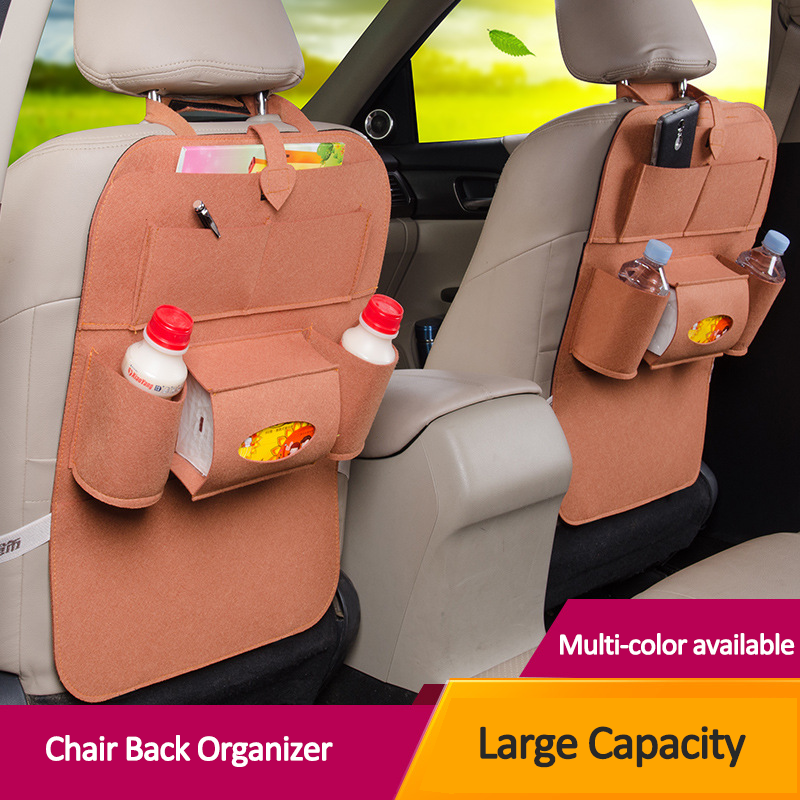 Durable Felt Car Seat Organizer – Space-Saving Hanging Storage Solution