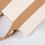 High Quality Double-sided Handbag Grocery Shopping Bag Women Cotton Canvas Tote Bags With Pocket Eco-friendly Tote Bags