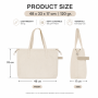 Custom Logo Soft Nylon Foldable Tote Bag  Lightweight Drawstring Shopping Bag with Inner Pocket and Elastic Strap for Travel