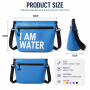 Custom Logo Waterproof Crossbody Bag IPX7 PVC Dry Shoulder Chest Pouch OEM for Outdoor Sports Brand Wholesale