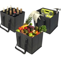 Foldable Home Organizer Storage Boxes Reusable Grocery Shopping Bags