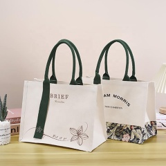 Custom Women's tote Bag Fashion Designer Handbag Print Ladies Branded Book Canvas Cotton Tote bag