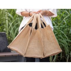 Natural Grocery Bags Custom Tote Bags with Customizable Handles