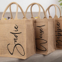 Natural Grocery Bags Custom Tote Bags with Customizable Handles