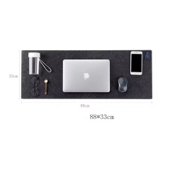 Felt Desk Mat Office Computer Pad High Quality Comfortable Non Slip Design Washable Custom Color Size Desk Mat