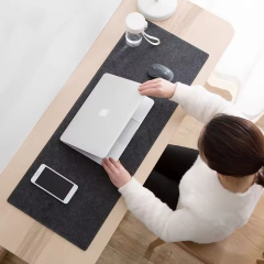 Felt Desk Mat Office Computer Pad High Quality Comfortable Non Slip Design Washable Custom Color Size Desk Mat