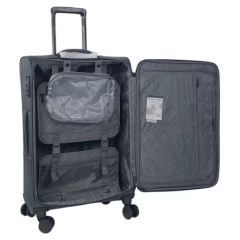 Oem Manufacturer Custom Logo 3 Pieces Set Durable Polyester Travel Trolley Bags Suitcase Luggage Sets