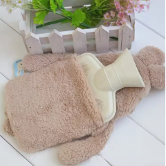 Cute Rabbit Cartoon Shape Thermos 1000ml Hot Water Bottle Christmas Gift Hot-water Bag With Cover