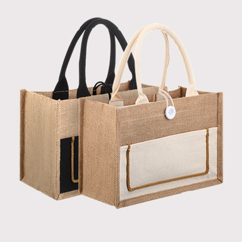 GOTS Organic Jute Tote | ISO 6330 Wash-Tested + RFID Security 