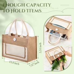 GOTS Organic Jute Tote | ISO 6330 Wash-Tested + RFID Security