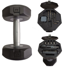 Homeuse Screwdriver Bits 20pcs Home Tool Kit with Easy Carrying Dumbbell Tool Box