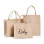 Wholesale Customizable Burlap Shopping Bag  Sustainable, Wear-Resistant, Multiple Sizes