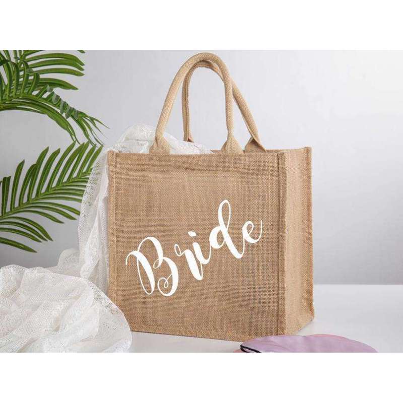 Wholesale Customizable Burlap Shopping Bag  Sustainable, Wear-Resistant, Multiple Sizes