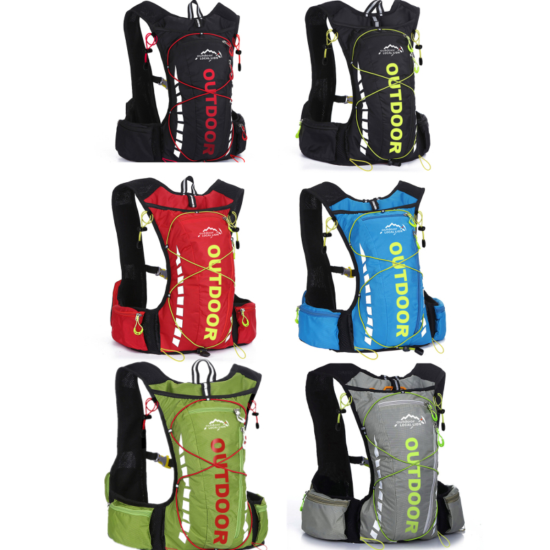 Lightweight Nylon Running Backpack | Waterproof Cycling Hydration Pack 