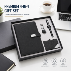 Custom Logo 4 in 1 Corporate Gift Set A5 Notebook Pen USB Flash Drive Business Card Holder Executive Promotional Gift Box Custom Logo 4 in 1 Corporate Gift Set A5 Notebook Pen USB Flash Drive Business Card Holder Executive Promotional Gift Box