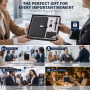Custom Logo 4 in 1 Corporate Gift Set A5 Notebook Pen USB Flash Drive Business Card Holder Executive Promotional Gift Box