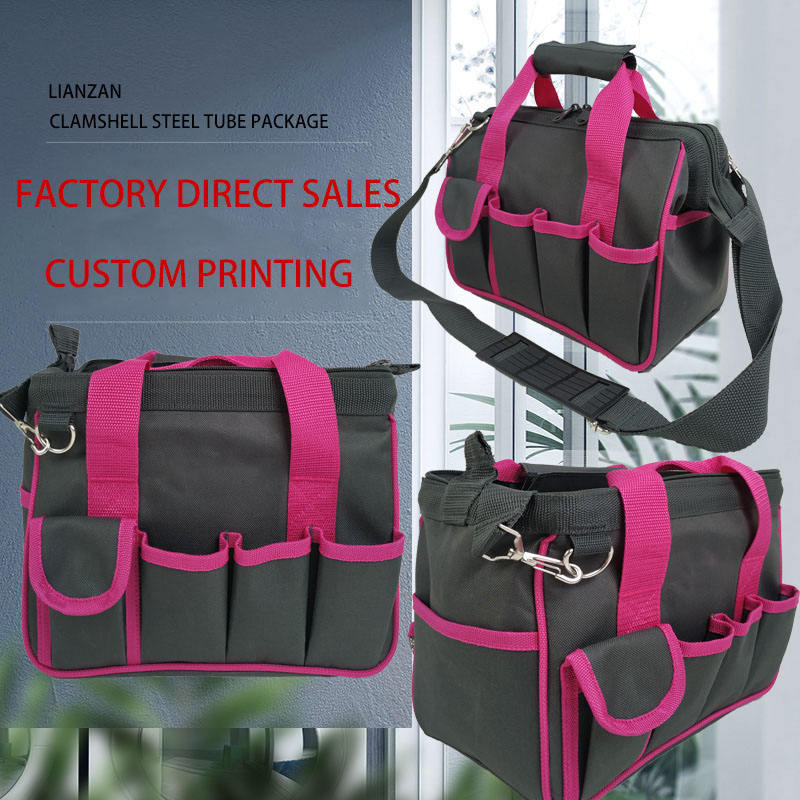 Sac à outils d'électricien robuste en toile de travail de jardin avec logo personnalisé de haute qualité 600D