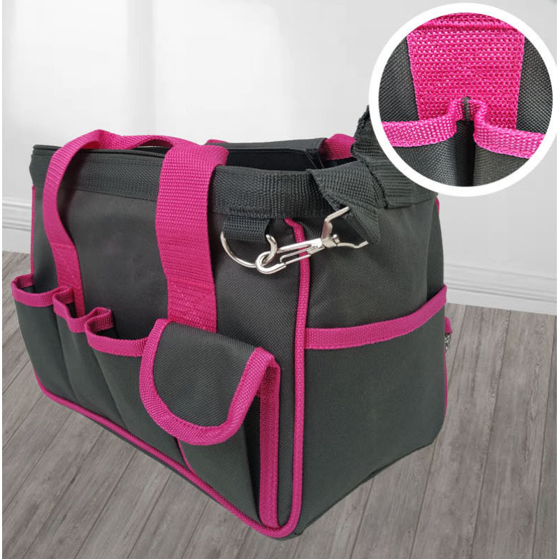 Sac à outils d'électricien robuste en toile de travail de jardin avec logo personnalisé de haute qualité 600D