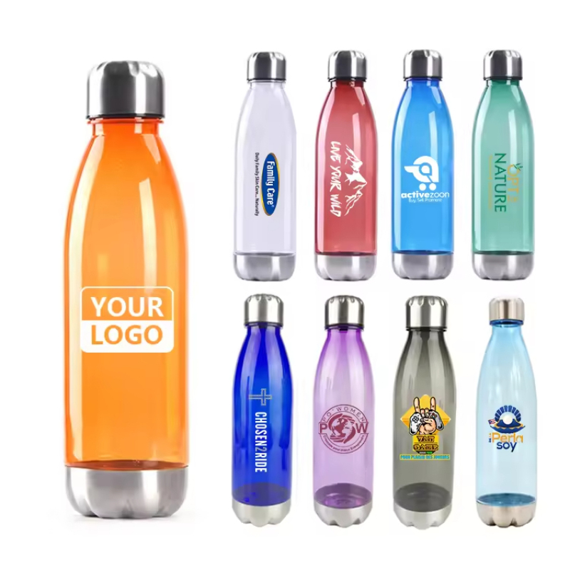 Custom Logo 800ml Ml Drink Water Bottle Water Plastic BPA Free Gym Sport Bottle Cup Water Bottle