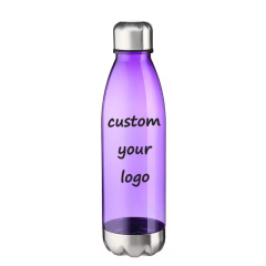 Benutzerdefiniertes Logo 800 ml ml Trinkwasserflasche Wasser Kunststoff BPA-frei Gym Sportflasche Tasse Wasserflasche