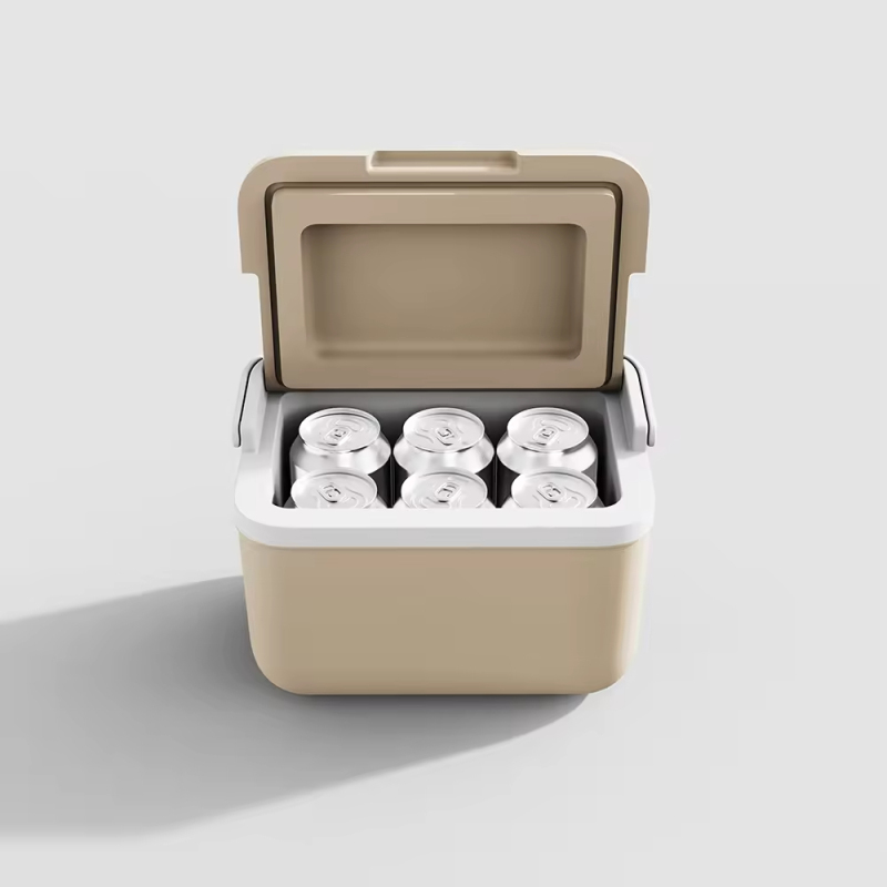 صندوق تبريد بلاستيكي صغير معزول للتخييم في الهواء الطلق