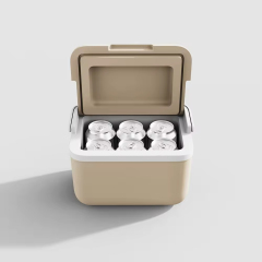 Plastic Ice Cooler Box Outdoor Camping Mini Insulated Cooler Box