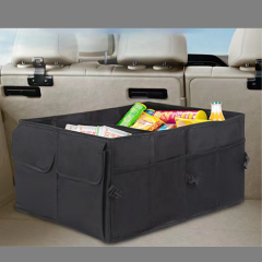 Foldable Car Storage Bag with Multiple Pockets for Family, Travel Campping