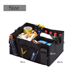 Foldable Car Storage Bag with Multiple Pockets for Family, Travel Campping