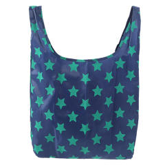 Heavy Duty Expandable Grocery Tote Bag Foldable Reusable Polyester Foldable Grocery Shopping Bag