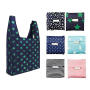 Heavy Duty Expandable Grocery Tote Bag Foldable Reusable Polyester Foldable Grocery Shopping Bag