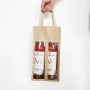 Jute handbags wholesale Wine Bags with Rope Handle