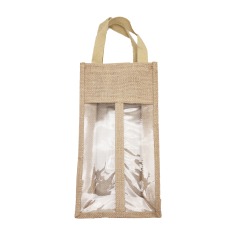 Jute handbags wholesale Wine Bags with Rope Handle