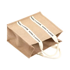 Wholesale JuteTote Bags Handle Can Be Customized With Logo Tote Bags