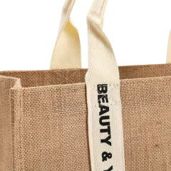 Wholesale JuteTote Bags Handle Can Be Customized With Logo Tote Bags
