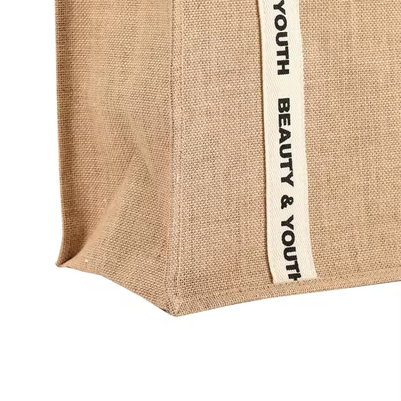 Wholesale JuteTote Bags Handle Can Be Customized With Logo Tote Bags