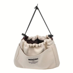 Wholesale Drawstring Canvas Bags Handbags With Multiple Compartments