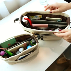 Wholesale Drawstring Canvas Bags Handbags With Multiple Compartments