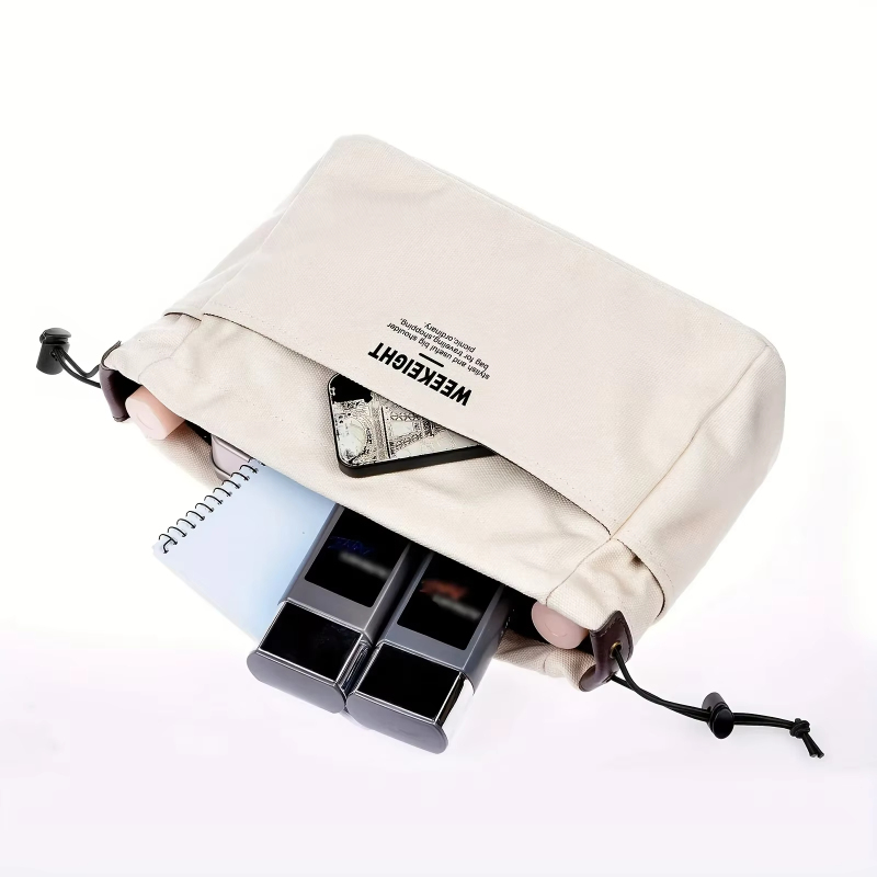 Wholesale Drawstring Canvas Bags​ Handbags With Multiple Compartments 