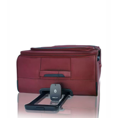 Custom Wholesale 2pcs suitcase luggage travel trolley luggage bags 1680D Polyester luggage sets