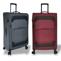 Custom Wholesale 2pcs suitcase luggage travel trolley luggage bags 1680D Polyester luggage sets Custom Wholesale 2pcs suitcase luggage travel trolley luggage bags 1680D Polyester luggage sets